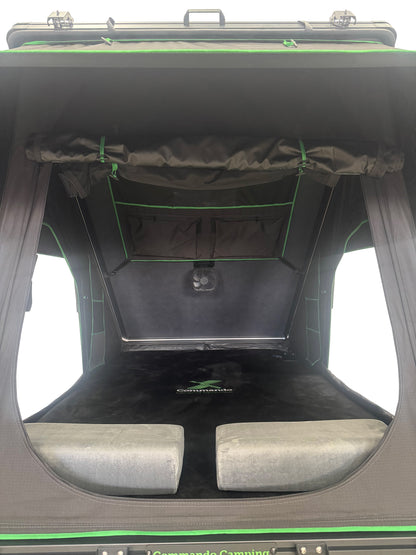 Commando Xplorer Deluxe Rooftop Tent Front Inside Image